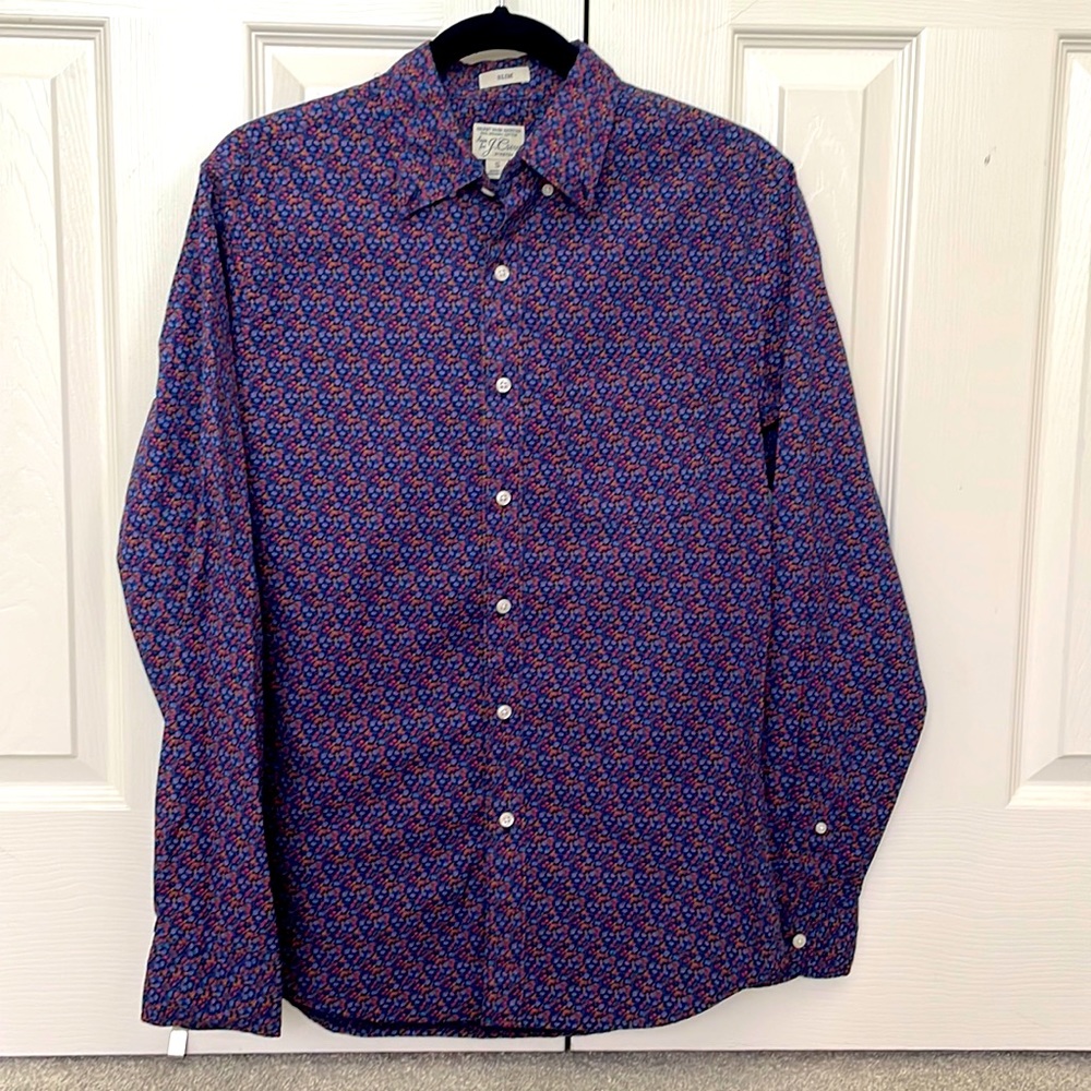 JCrew Secret Wash Long Sleeve Shirt - Size Small